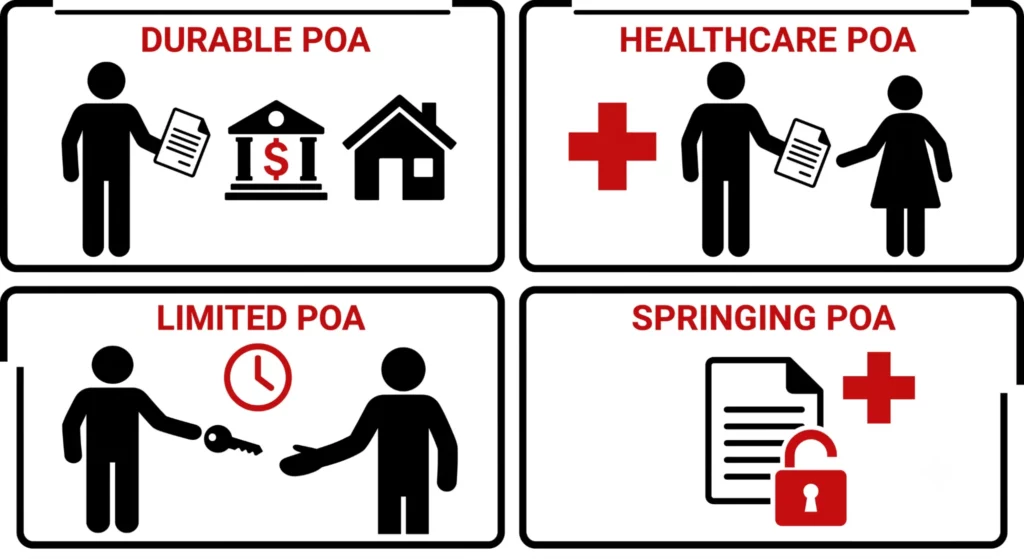 Types of power of attorney available through estate planning in Columbus GA
